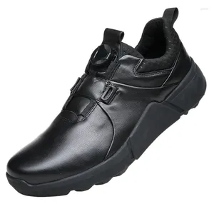 Chaussures décontractées bottes de travail hommes noir chaussure d'extérieur hommes confortable en cuir marque mode baskets