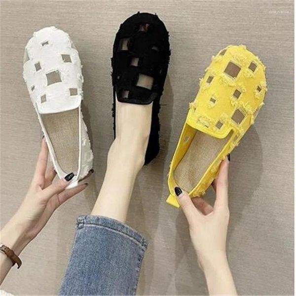 Zapatos casuales Zapatos de Mujer Mujeres Fashion Spring Slip On Wedge Heel Lady Woman Retro Mujer