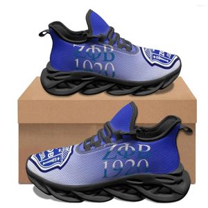 Zapatos casuales zeta phi beta beta de malla transpirable zapatillas de zapatillas