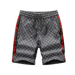 Casual shorts Summer Mens Geometric Drawtring Short Pants Bermudas mannelijke modebordshorts strand hardlopen shorts 5xl 220526
