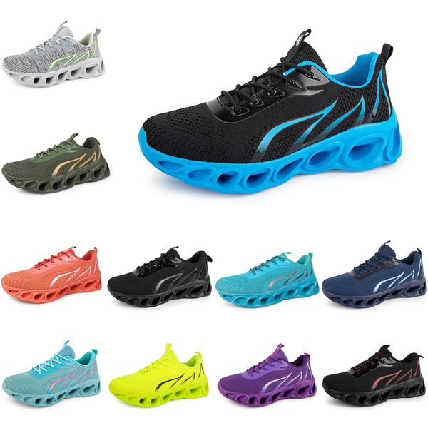 Baskets décontractées pour hommes et femmes, chaussures de course, de sport, d'extérieur, rouge, blanc, bleu, jaune, vert, noir, orange, gris