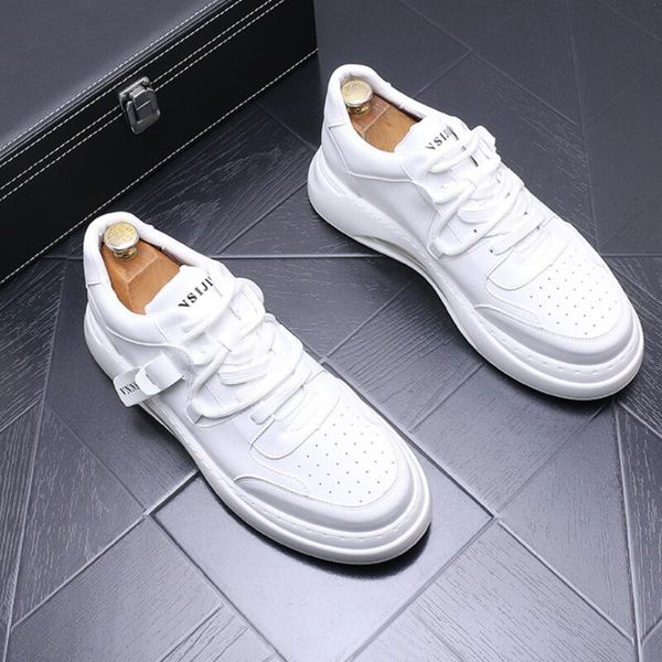 Version décontractée spring coréenne Men 2024 de bottes Fashion Small White Shoes Zapatos Zapatillas Hombre A11 79 573