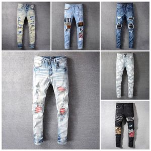 Mannen casual street wear jeans zwarte slanke herfst mannen brief Yangyang Qi Jeans Broek Mode dance Club Dunne toeristische KOKO 95gb #