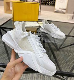 Casual-élégant Hommes Flow Sneakers Chaussures Side-Zip Trainer Nylon Daim Élastique Confort Loisirs Lacets Plats Semelle En Caoutchouc Tissus Sports De Plein Air EU 38-46 Boîte D'origine