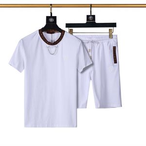 Casual Pak Mens Trainingspak Mode Zomer Sportwear Crew Hals Korte Mouwen T-shirt + Shorts 2 Kleur Optie Hoge QualityM-3XL # 50
