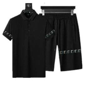 Casual Pak Mens Trainingspak Mode Zomer Sportwear Crew Neck Short Mouwen T-shirt + Shorts 2 Kleur Optie Hoge QualityM-3XL # 24