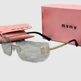 Casual zonnebrillen voor vrouwen MUI -ontwerper gepolariseerde runway top luxe mannen zonnebrillen Designer Accessoires Sonnenbrillen Goggle UV 400 zomer HG152 H4