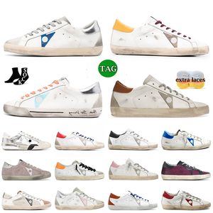 Chaussures Superstar décontractées Chaussures de créateur Golden Super Goose Star Italie Baskets de marque Super Star Luxury Dirtys Sequin Blanc Do-old Dirty Chaussures de plein air Taille 35-46