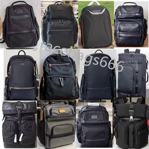 Casual Tums Backpack Tum Men en Dames Backpack Tasks Alphs Fly 3 Voyageur Large Computer Backpack Fashion Tums Echt lederen Backpack Hoogwaardige Bookbag