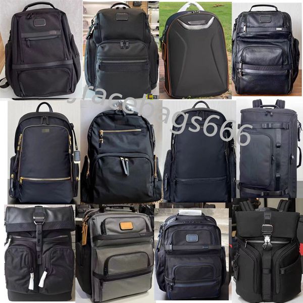 Sac à dos décontracté hommes et sacs de sac à dos pour femmes alphs vole 3 affaires en nylon balistique grand ordinateur backpack mode véritable sac à dos en cuir authentique de haute qualité sac