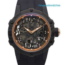 Montre décontractée RM Watch Celebrity Watch RM33-02 avec boîtier en carbone de 41 mm et cadran noir.Excellent