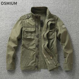 Casual Wear Hommes Surdimensionné Camo Veste Sportswear Épais Denim Hommes Globalement Vert Militaire Hiver Camouflage Manteau Mâle XXL 231226