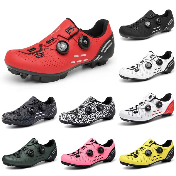 Zapatillas de ciclismo informales resistentes al desgaste y transpirables para hombre, negras, rojas, blancas, grises, verdes, amarillas, rosas, zapatillas deportivas para hombre, zapatillas deportivas para exteriores