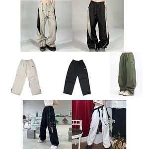 Pantalon à jambe large décontracté pantalon occasionnel pantalon taille haute