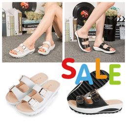 sandales décontractées pour femmes pour la maison vêtements de plein air chaussures décontractées GAI abricot coloré nouveau style grande taille mode tendance femmes facile à assortir imperméable à double boutonnage