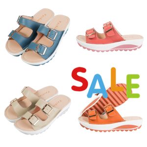 sandales décontractées pour femmes pour la maison vêtements de plein air chaussures décontractées GAI abricot grande taille mode tendance femmes facile à assortir imperméable double boutonnage été taille 35-42