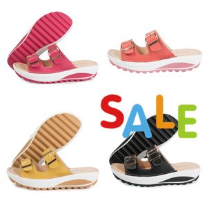 sandales décontractées pour femmes pour la maison vêtements de plein air chaussures décontractées GAI abricot coloré nouveau style grande taille tendance de la mode femmes facile à assortir imperméable 2024 35-42