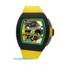 Reloj de pulsera casual unisex RM Reloj de pulsera RM61-01 Yohan Blake Manuell Keramik Herren Armbanduhr CA-TZP