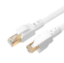Cat 7 Ethernet-kabel Cat7 Cat7E 10GBps hogesnelheidskabels Internetnetwerk RJ45 vergulde connectoren Lan-patchkabels voor pc LamTop-router 0,5 m 1 m 1,5 m 2 m 3 m