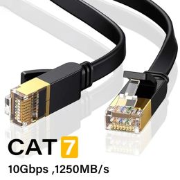 CAT 7 Câble éthernet Câble LAN PLAT 10 Gbit
