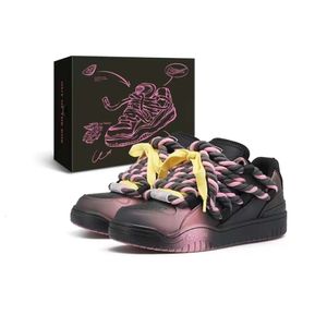 Chat et canapé Chaussures de surf basses homme femme Noir rose