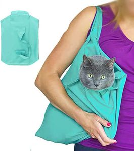 Cat Bag Pet Carrier Pet Cat Cat Sack Pet Cat Travel Handtas Verstelbare multifunctionele ademende beperkingszak voor verzorging Nagel Timmen Auto Travel
