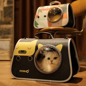 Sac à dos Portable pour chat, pour sortir, Capsule spatiale, quatre saisons, Cage à bandoulière pour chien et chat, transport de ruisseaux et