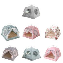 Lit de chat pour chats intérieurs petit lit de chien house d'été chiot de tente d'été