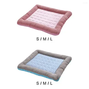 Lits pour chats, tapis de Cage pour chien, matelas auto-refroidissant pour animaux de compagnie, coussin de couchage