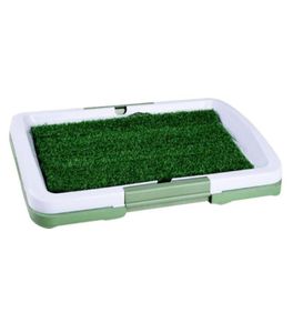 Camas de gato muebles de 3 capas mascota de entrenamiento para ir al baño de perros bandeja de cachorro Simulación de césped de césped Simulación de césped de interiores 5230142