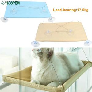 Lits pour chats Meubles Nid de chat Fenêtre Hamac suspendu Hamac pour chat avec coussin étagère Siège Hamac pour chat Hamac pour animaux de compagnie portant 17,5 kg Produits pour animaux de compagnie Y240322