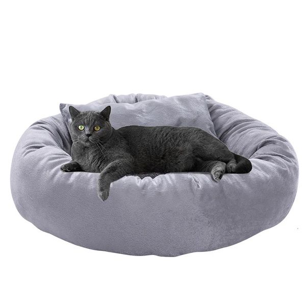 Lits pour chats meubles tarte aux œufs lit pour animaux de compagnie tapis chaud pour chat lit pour chien de petite et moyenne taille accessoires pour chat meubles pour chat nid pour animaux de compagnie doux et confortable 231011