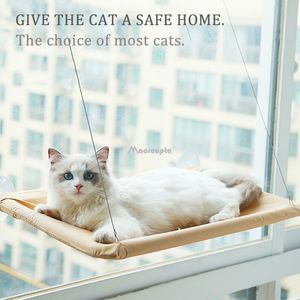 Cat Beds Furniture Hanging Cat Bed Pet Cat Hammock Aerial Cats Bed House Kitten Climbing Frame Sunny Window Seat Nest Bearing 20kg Pet Accessories 230428