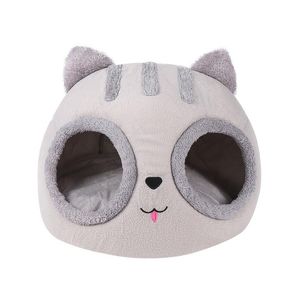 Cat Lits Meubles Maison pour chats intérieurs maison Pet en train de se sentir chaleureux et confortable Caves Hut Couverts Puppy Houses