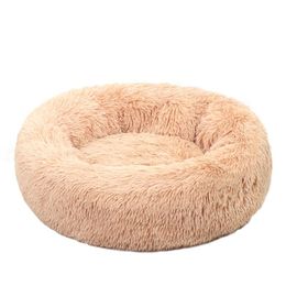 Lits pour chats meubles grand lit maison ronde doux salon chenil intérieur Sisal sac hiver produits Premium Camas Para Gatos Coussin Chat OO50MW