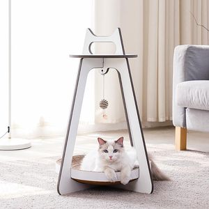 Chat Lits Meubles Salon Grattoir Lit En Carton Maison Radiateur Nid D'abeille Tapis Suspendu Pet Ensoleillé Siège Cama Para Gato Kitty Shack Hamac D