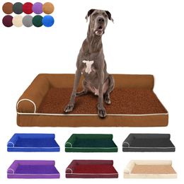 Chat Lits Meubles De Luxe Doux Chien Lit Confortable Canapé Chaud Chenil Grands Et Petits Animaux Amovible Lavable Machine Matelas 230704