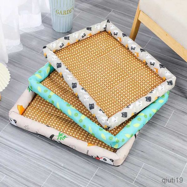 Lits de chats meubles pour animaux de compagnie de couchage de chat tapis de couchage d'été