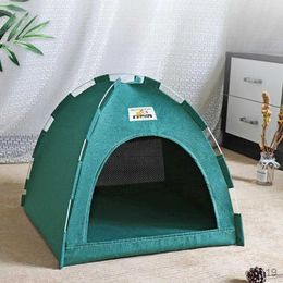 Cat Lits meubles Pet Cat Tent Cave Hut Cat Sleep House For Kitten Puppy Playpen Cage Panier de cage Cat Nesk Kennel Small Dog House House Bed Chihuahua