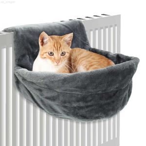 Kattenbedden Meubels Hangende bedden voor huisdieren Kat Sunny Window Seat Mount Huisdier Kitten Hangmat Comfortabel bed Plank Zitbedden Winter Warm Kat Accessoires