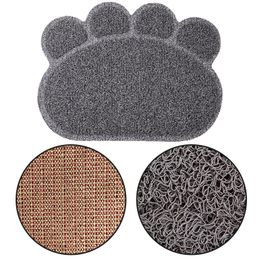 Chat Lits Meubles PVC Impression Pad Chiot Tapis D'alimentation Bol Napperon Antidérapant Étanche Alimentation En Eau Fournitures