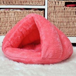 Camas para gatos, muebles, zapatilla, nido cálido para cachorros, cama de descanso, casa cueva, colchoneta para dormir para perros pequeños, esteras acogedoras extraíbles para invierno