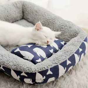 Lits de chats meubles mous lit animal de compagnie lit chat lit de chien lit de compagnie matelas de compagnie avec hiver chaud