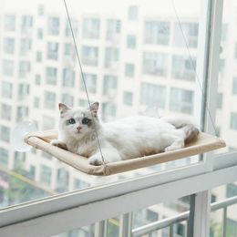 Meubles de lits de chats Fenêtre robuste installée Cat lit de soleil siège de soleil nid gratte arbre hamac de chat