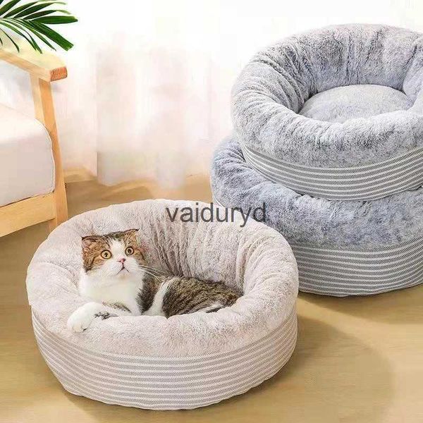 Camas para gatos, muebles, cama cálida, casa redonda para gatos, alfombrilla para dormir, cojín para mascotas, nido para cachorros, carcasa para perros pequeños