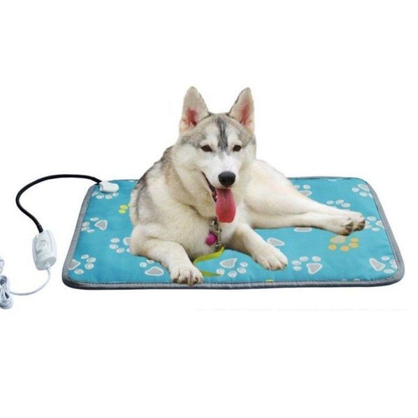 Lits pour chats, meubles imperméables pour animaux de compagnie, tapis pour chien, coussin chauffant en Polyester, coussin chauffant électrique, arrivées chauffantes