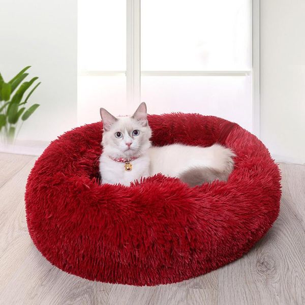 Camas de gato muebles de invierno franela tibia casa suave cama para perros gatos suministros para perros grandes mascotas mascotas tostadoras de productos de mascotas canasta