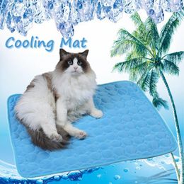 Lits pour chats, tapis rafraîchissant pour animaux de compagnie, lit d'été frais et froid, coussin de canapé, matelas pour maison, chien Maty