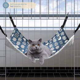 Katbedden huisdier Pladen DIY Animal Crate Cave Hangende hangmatbenodigdheden Slaapzak Ademen Beschikbare Warm bedmat