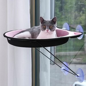 Kattenbedden huisdier raam hangmat schattige kitty slaapglas gemonteerde katten bed zuigbekers huisdieren kitten kitten stoel rustend hangen